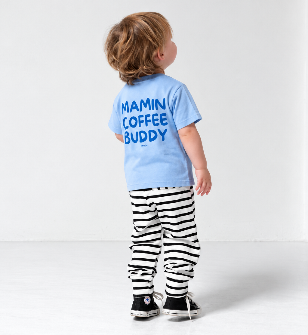 Majica - Mamin Coffee Buddy - Plava