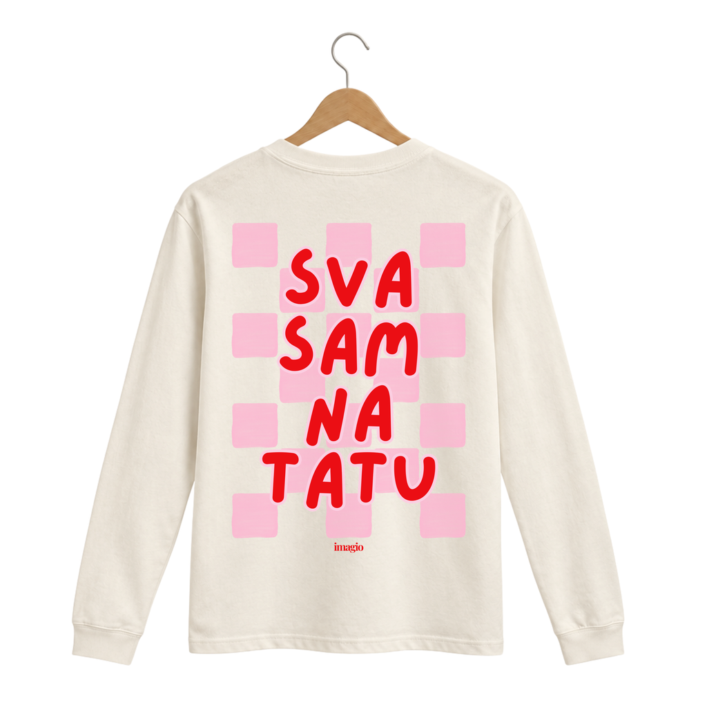 PEORDER Majica dugih rukava - Bež - Sva sam na tatu 17.10.