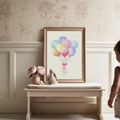 Balloons With Bow Tie Poster