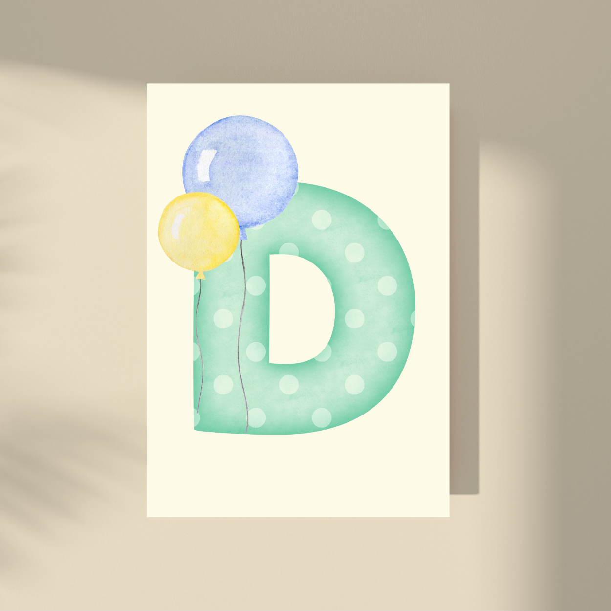 Personalizovano - Green Polka Dot Slovo