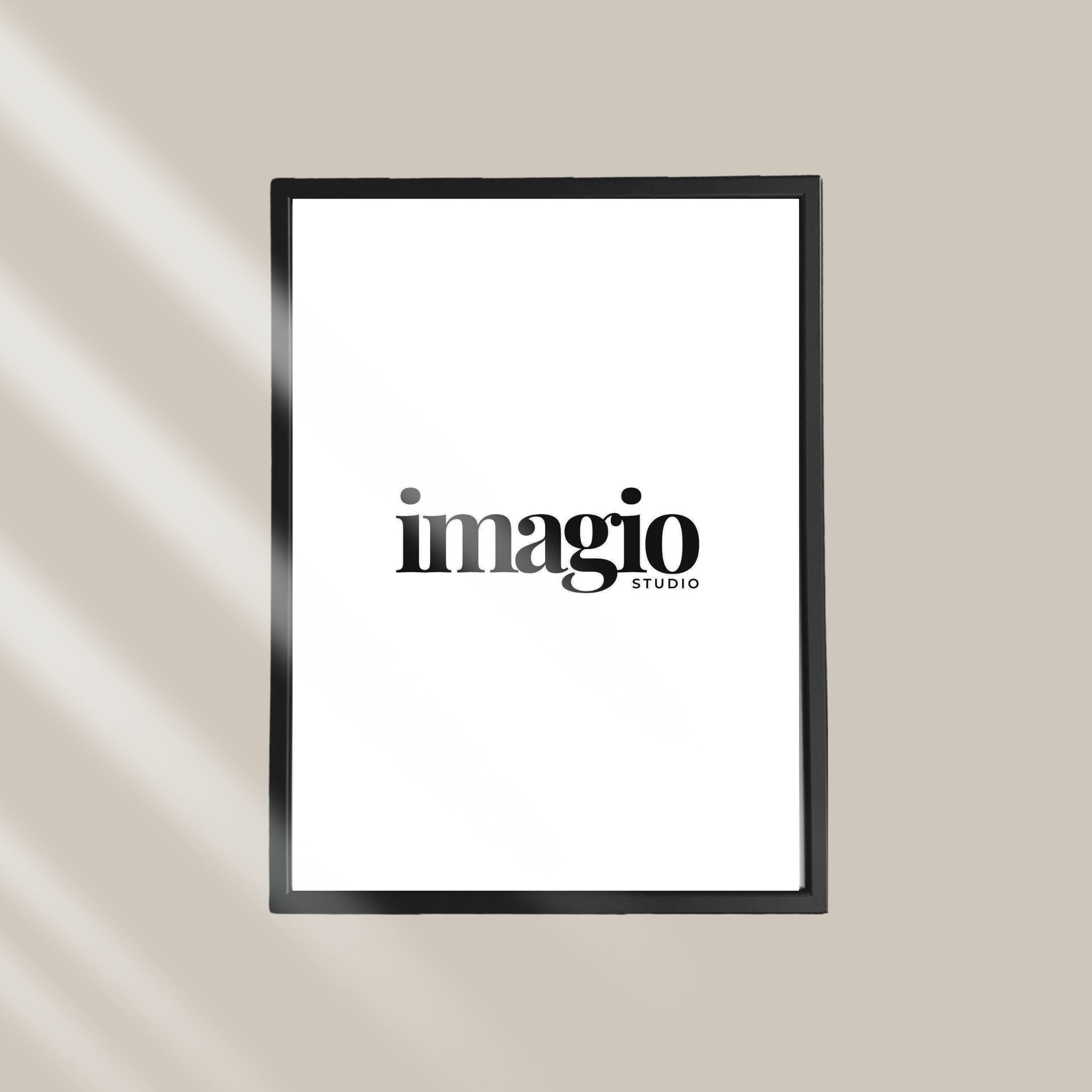 Ram drvo/staklo - crni - više dimenzija