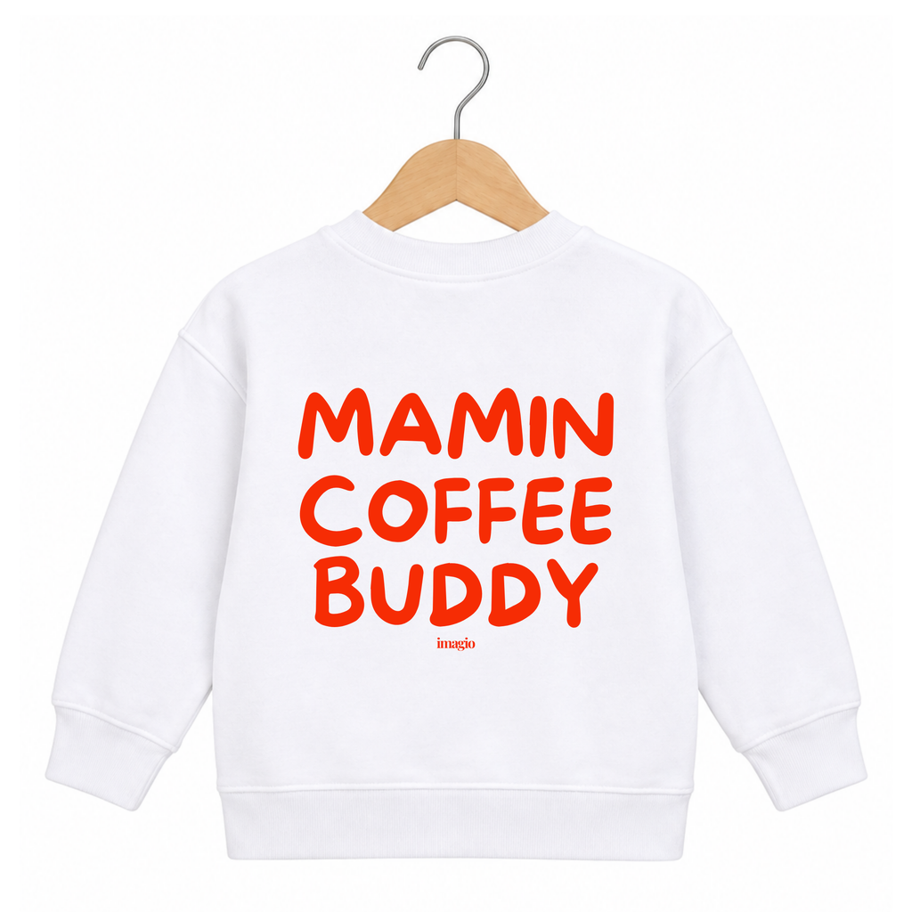 Dukserica - Mamin Coffee Buddy Roze