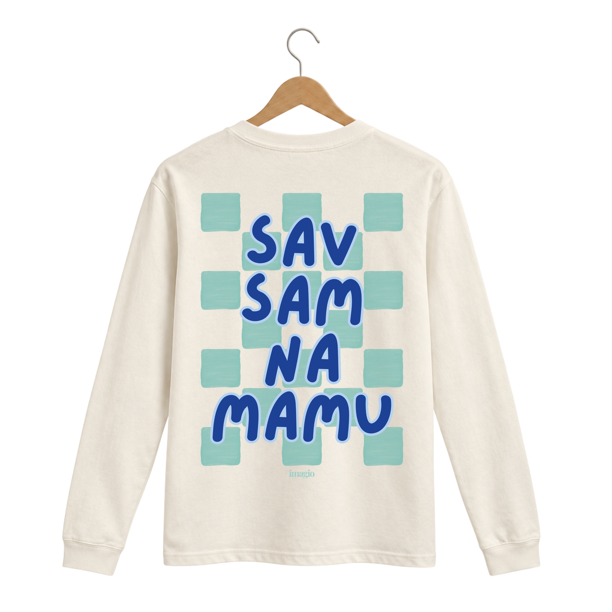 PEORDER Majica dugih rukava - Bež - Sav sam na mamu 17.10.