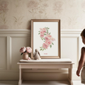 Watercolor roses Poster