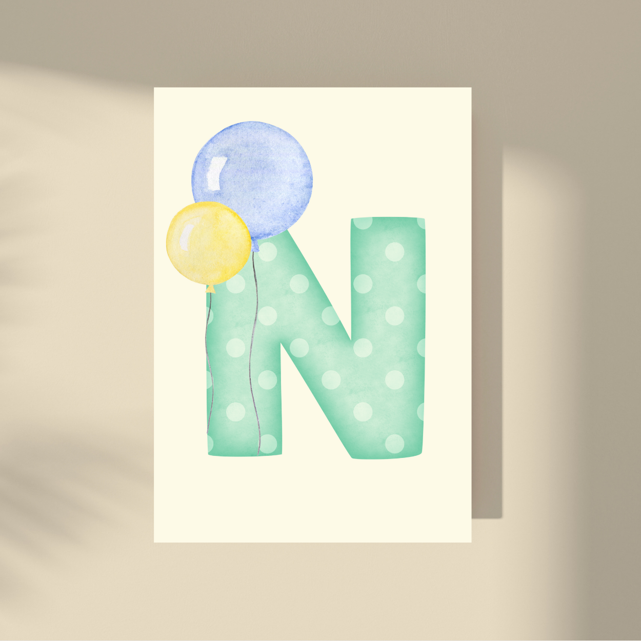 Personalizovano - Green Polka Dot Slovo