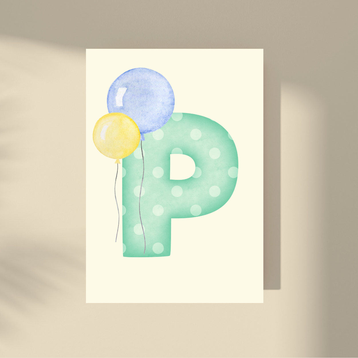 Personalizovano - Green Polka Dot Slovo