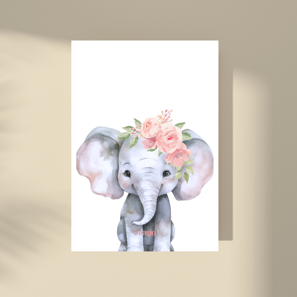 Watercolor roses - Slon Poster
