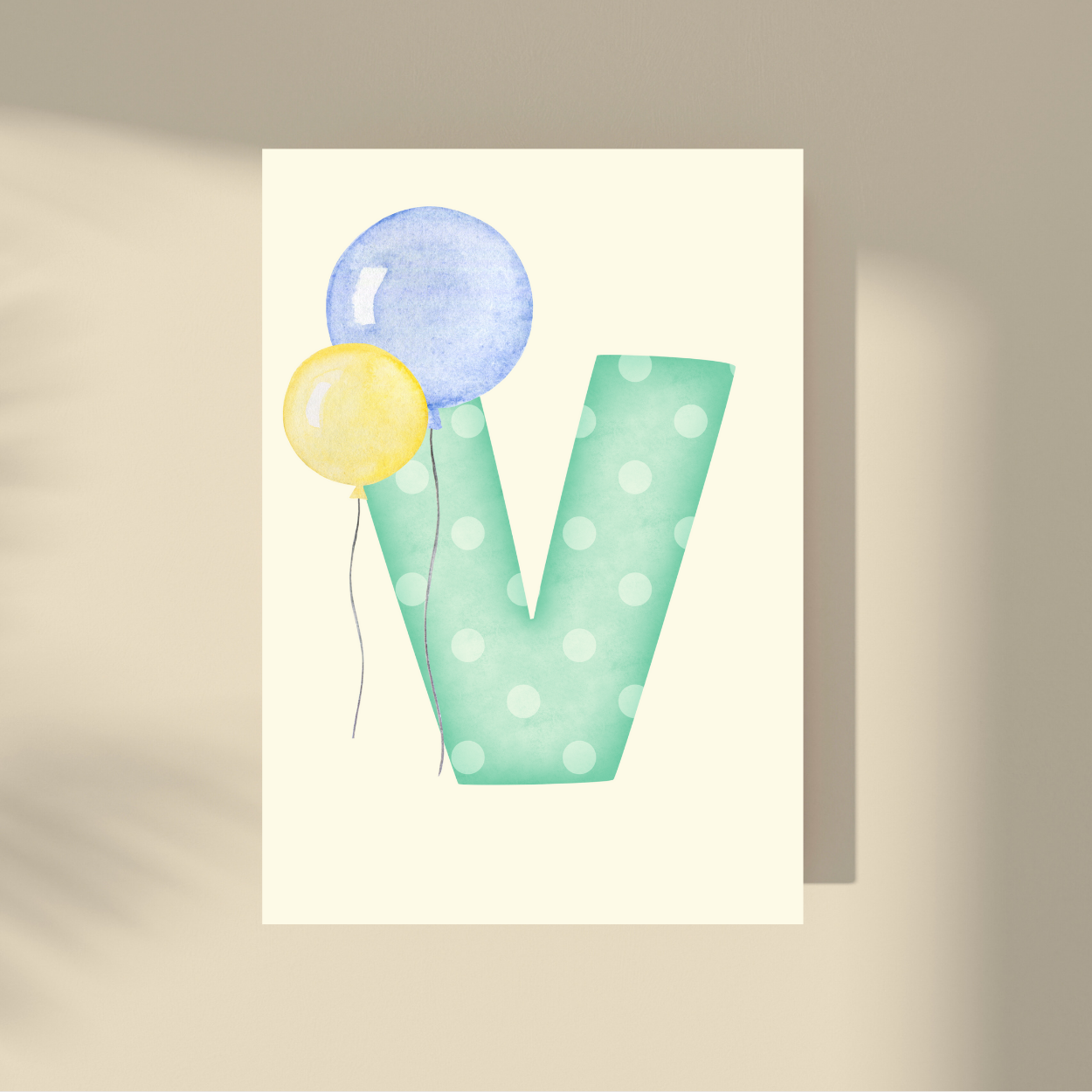 Personalizovano - Green Polka Dot Slovo