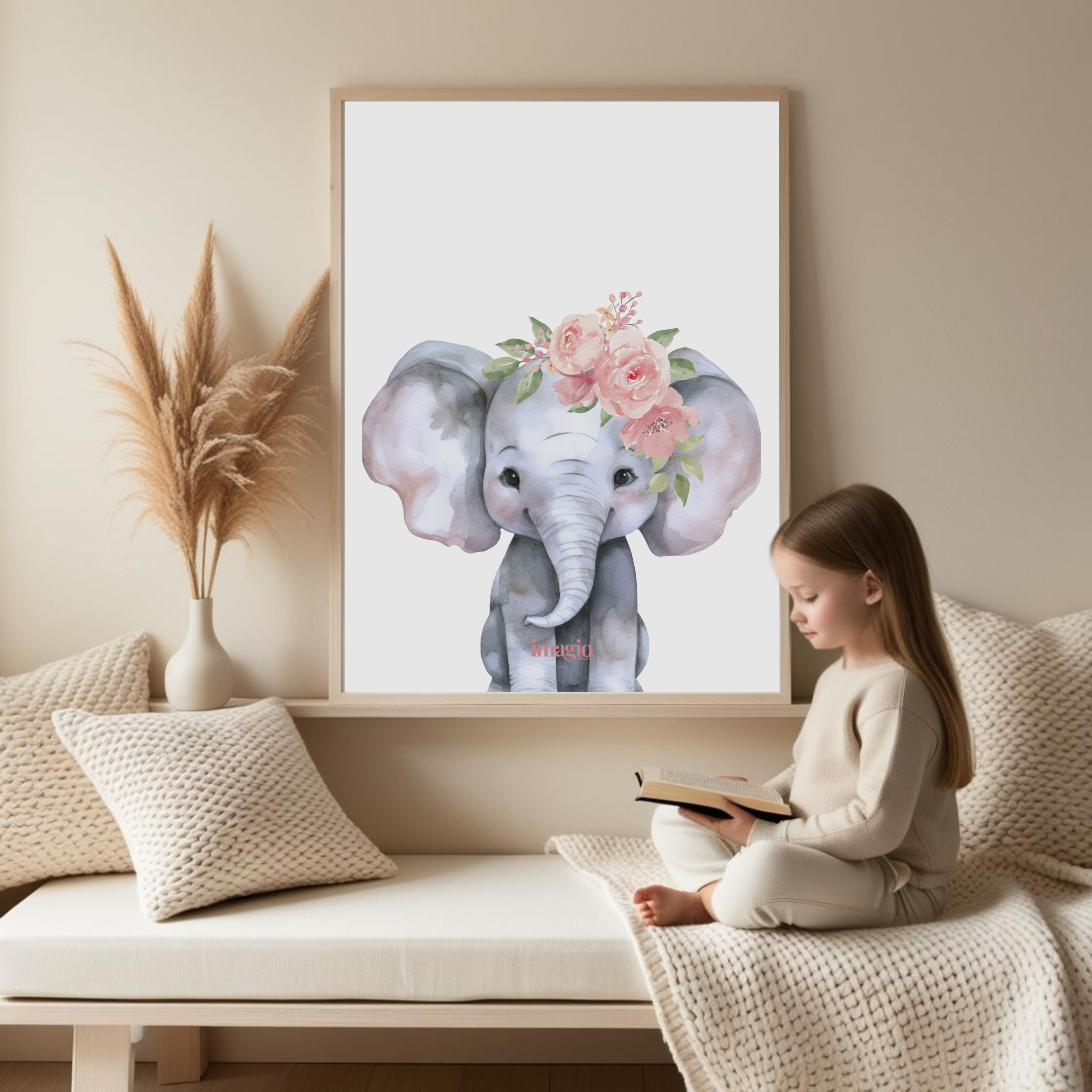 Watercolor roses - Slon Poster