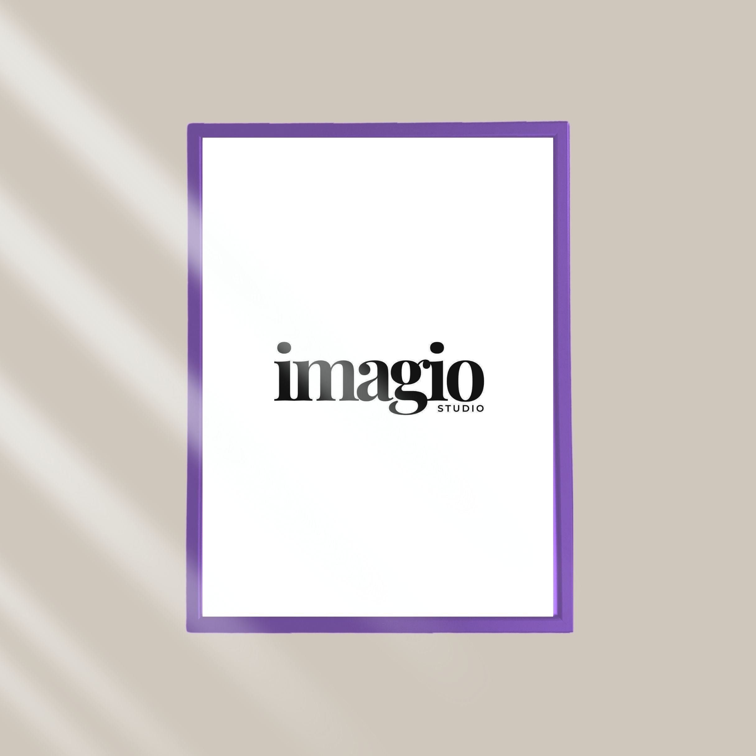 Ram drvo/staklo - ljubičasti - više dimenzija