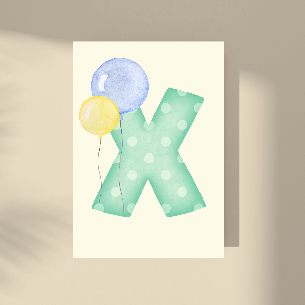 Personalizovano - Green Polka Dot Slovo