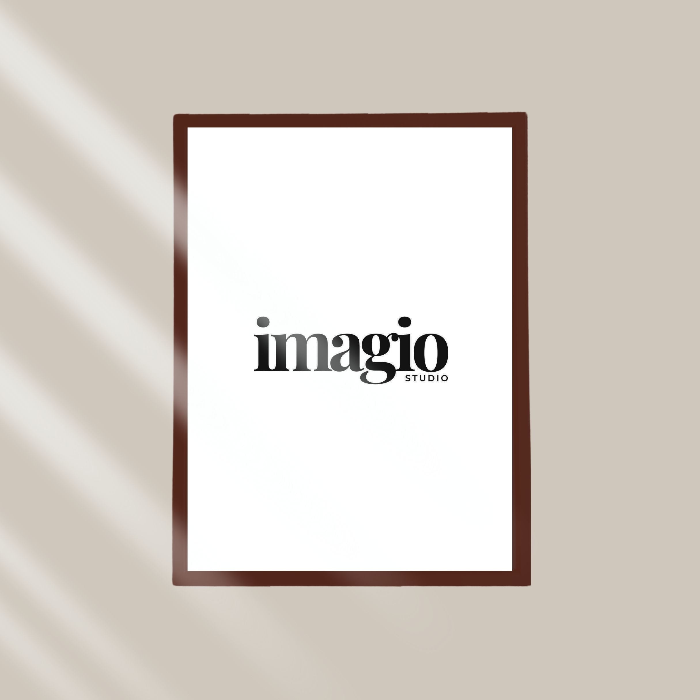 Ram drvo/staklo - orah - više dimenzija