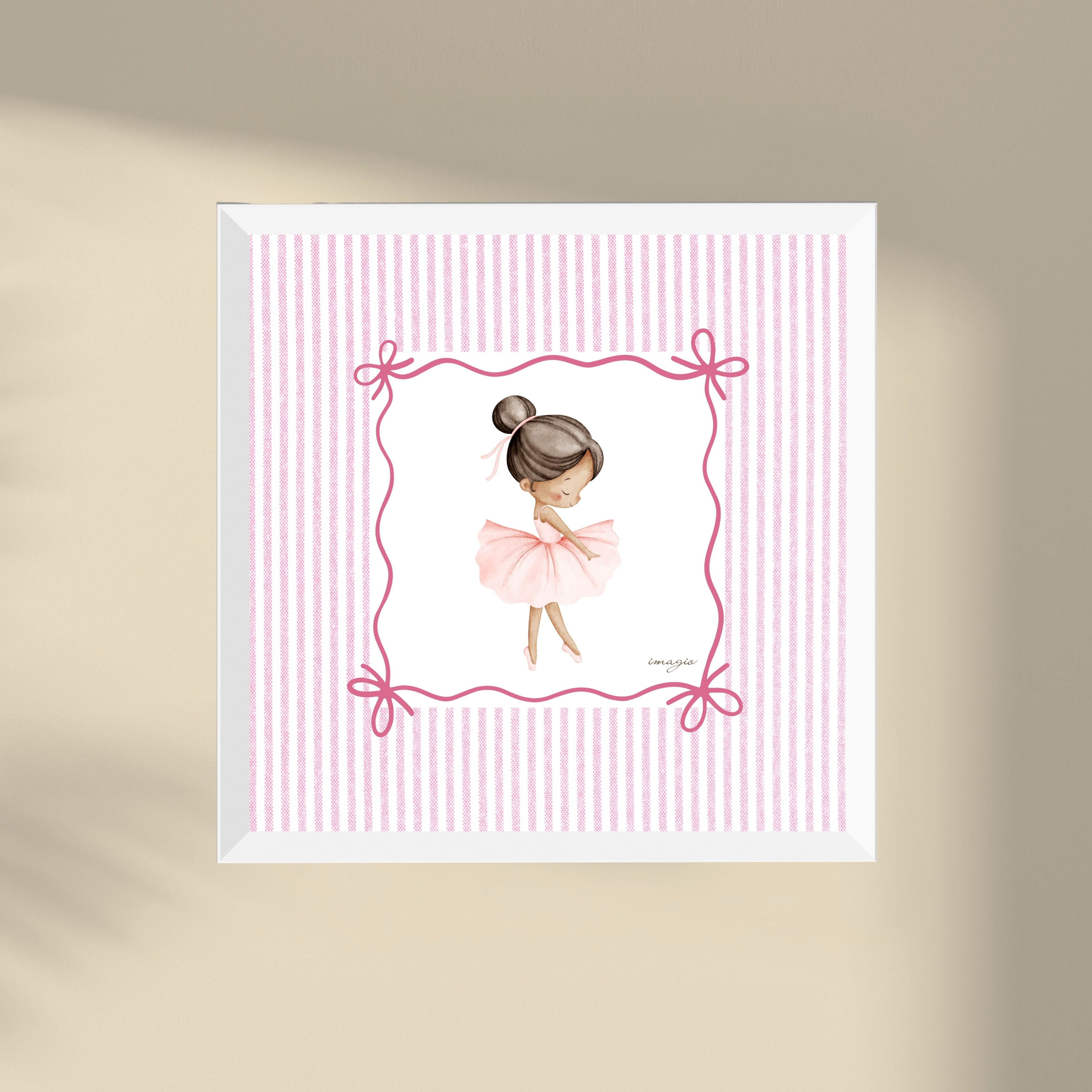 Minijatura - Balerina No.1 - Beli ram