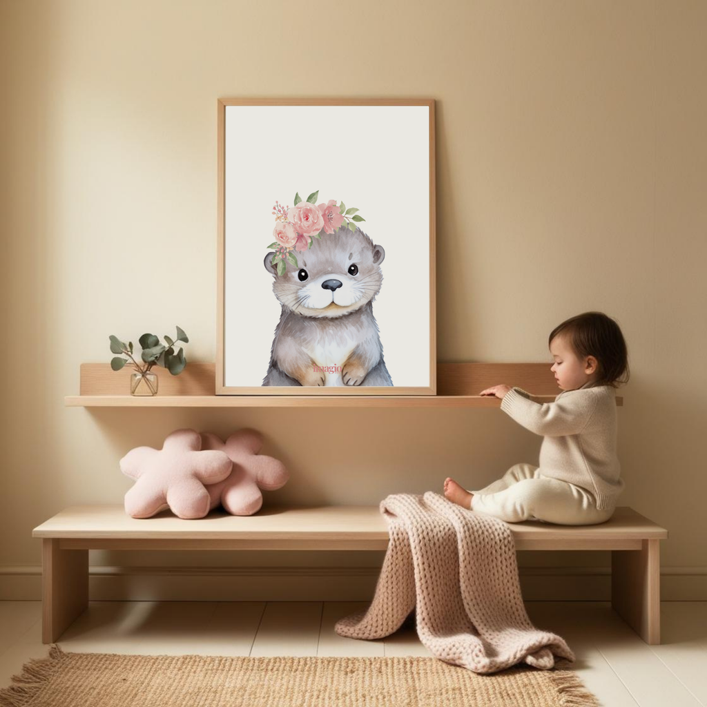 Watercolor Roses - Vidra Poster