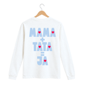 PEORDER Majica dugih rukava - Bela - Mama + tata = ja 17.10.