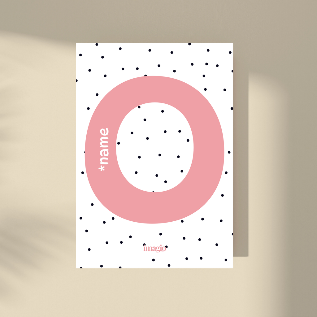 Personalizovano - Pink slovo i ime