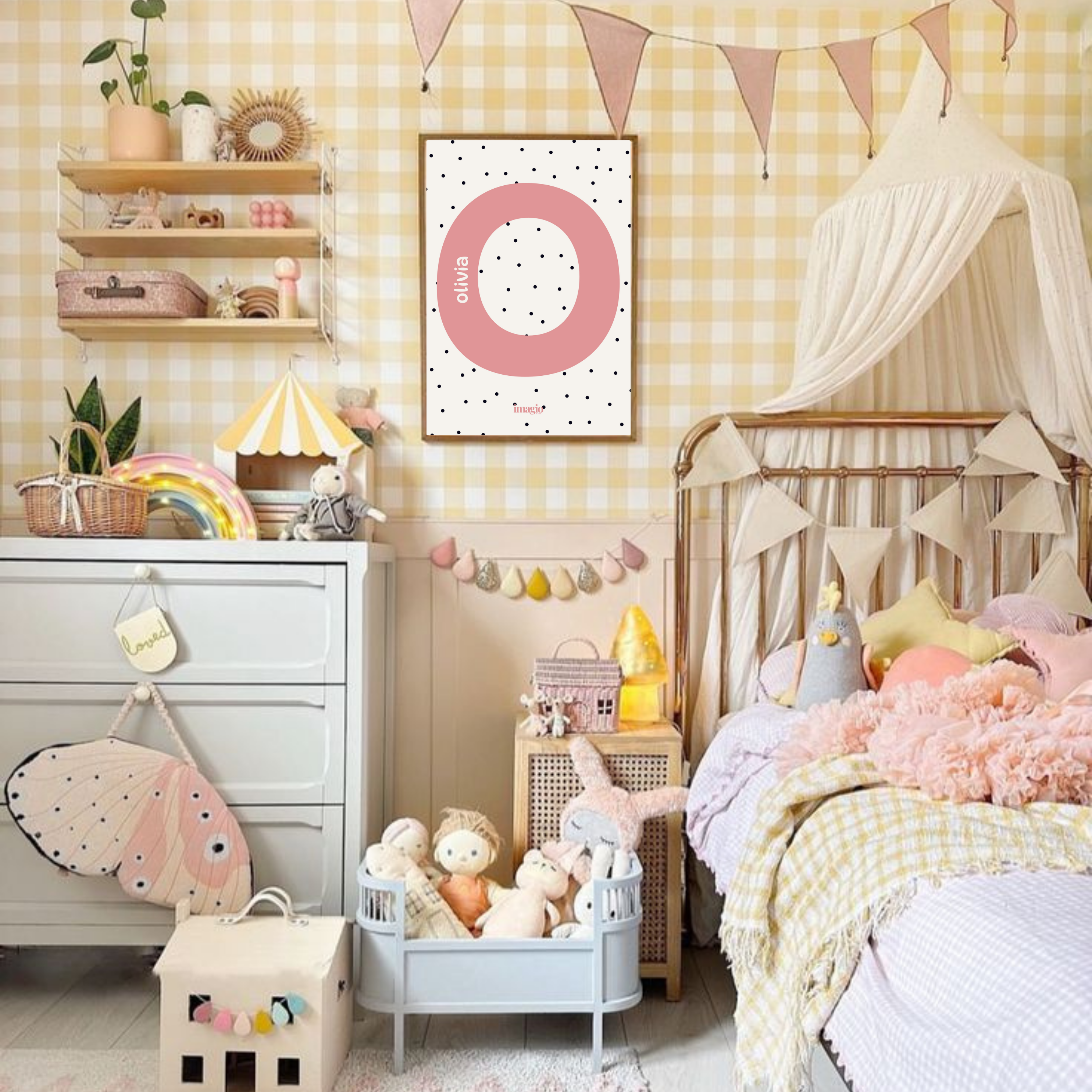 Personalizovano - Pink slovo i ime