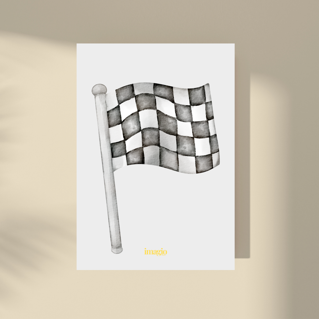 Race Flag Poster