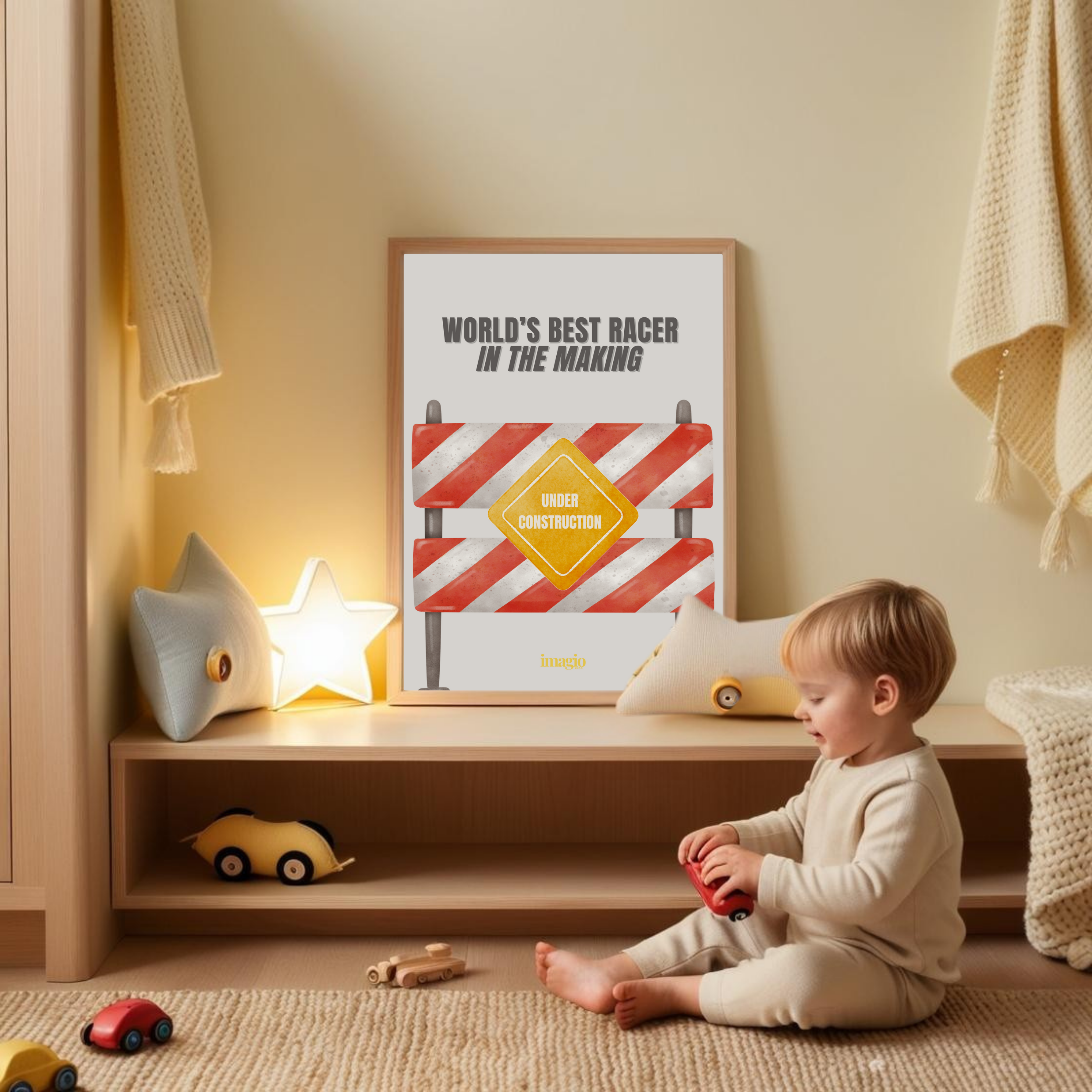 World's Best Racer in The Making Poster