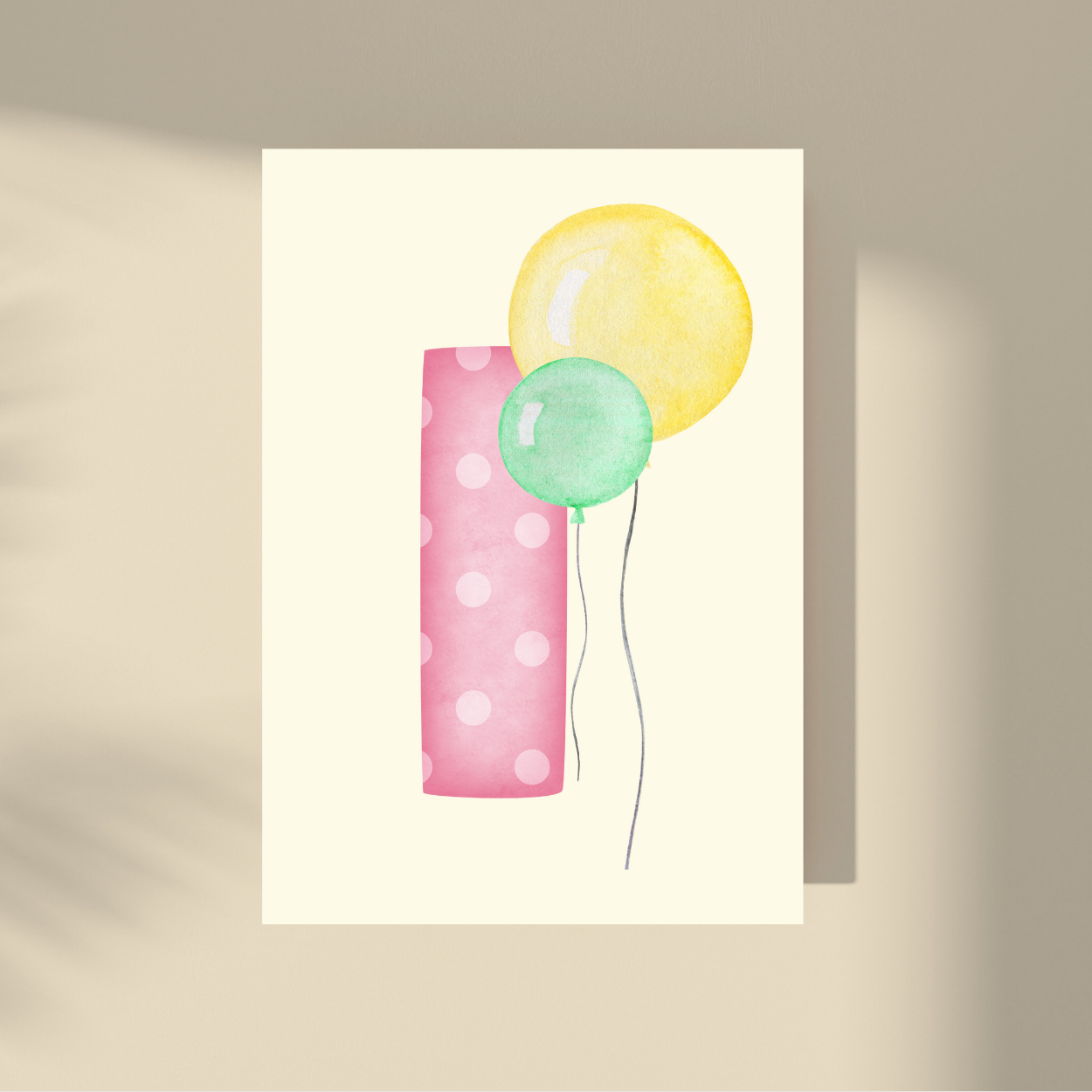 Personalizovano - Pink Polka Dot Slovo