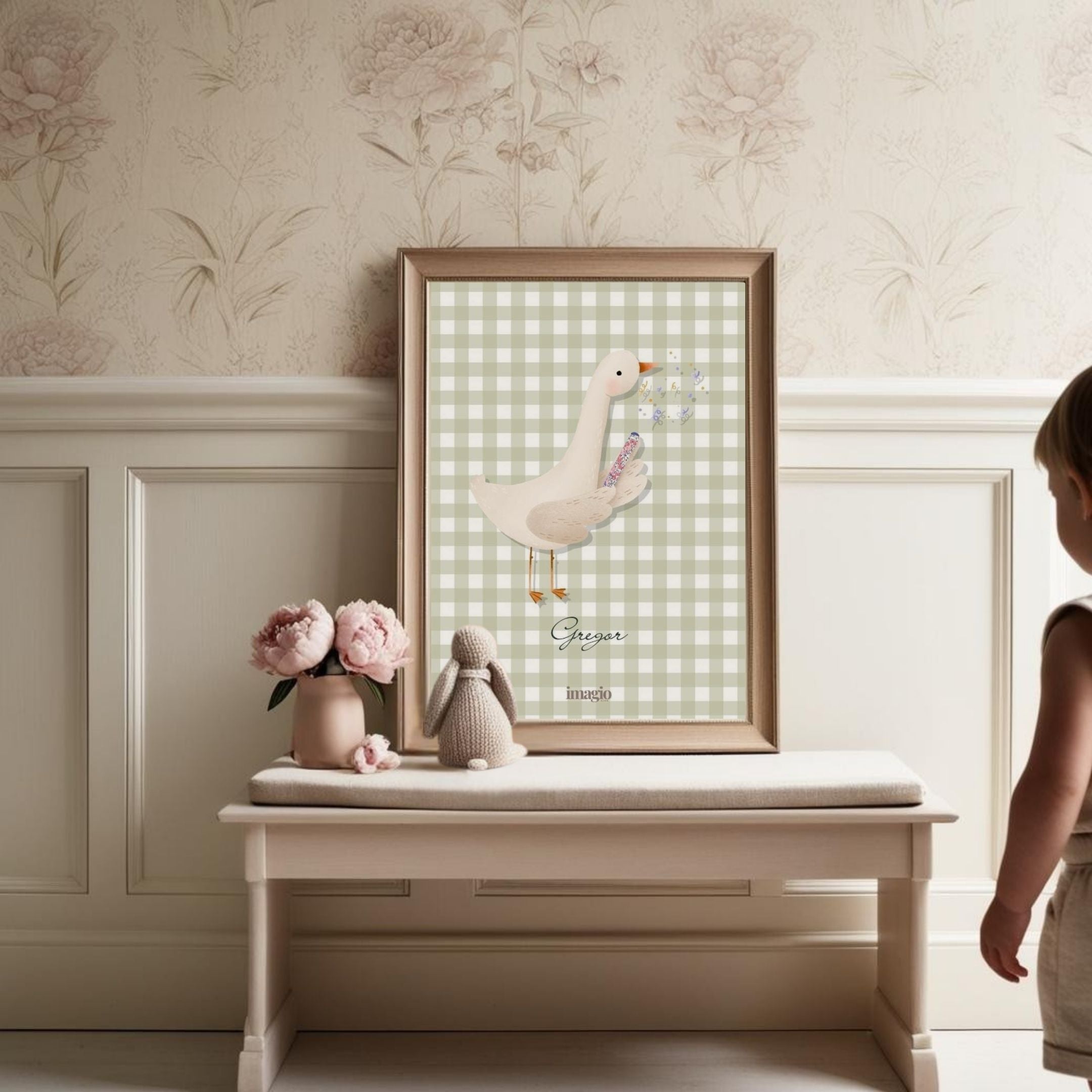 Personalizovano - My Little Goose Khaki