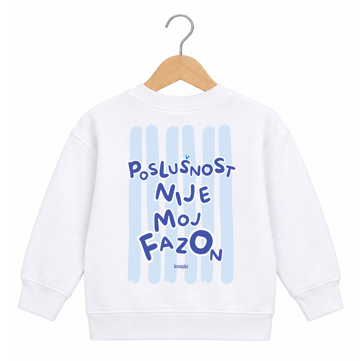 Dukserica - Poslušnost nije moj fazon Plava