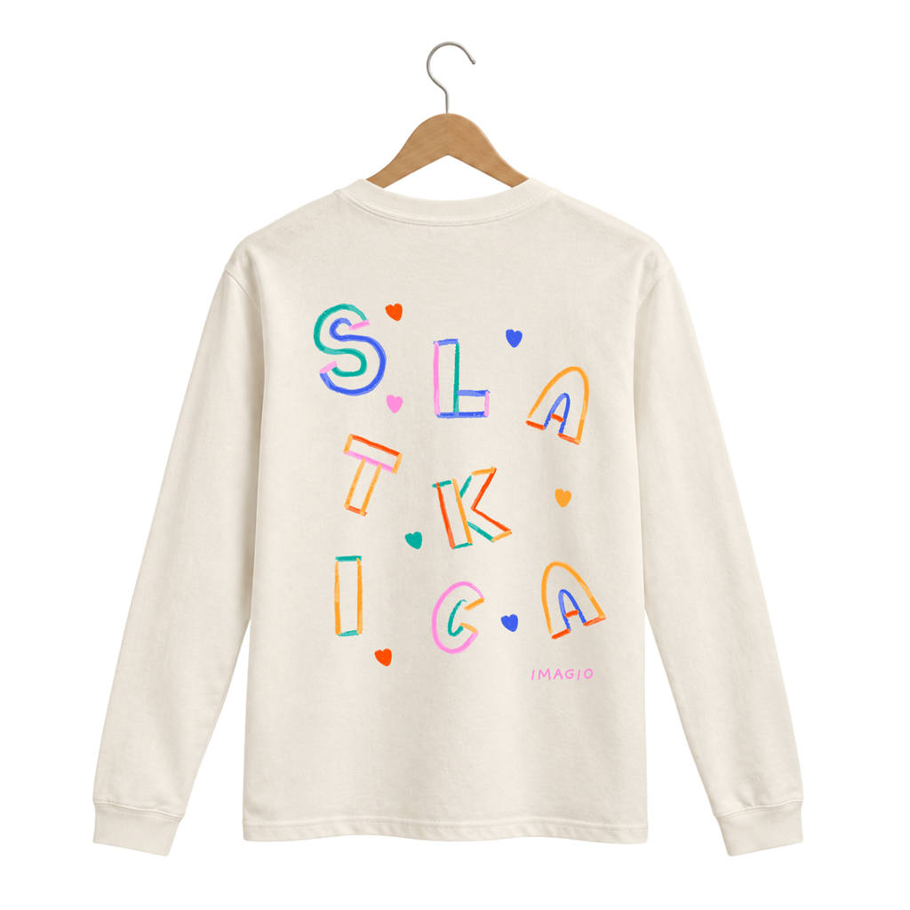 Majica dugih rukava - Bež - Slatkica
