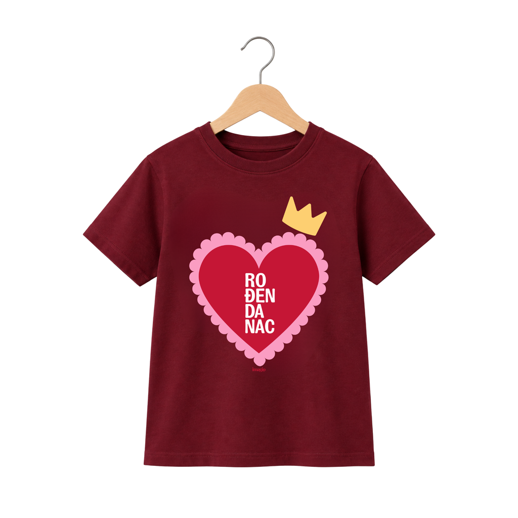 PREORDER Majica - Rođendanac Devojčica- Bordo