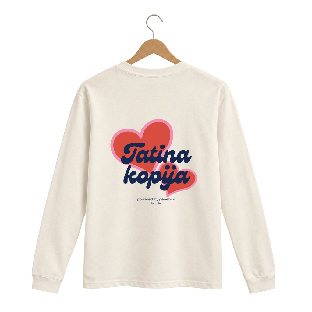 Majica dugih rukava - Bež - Tatina kopija