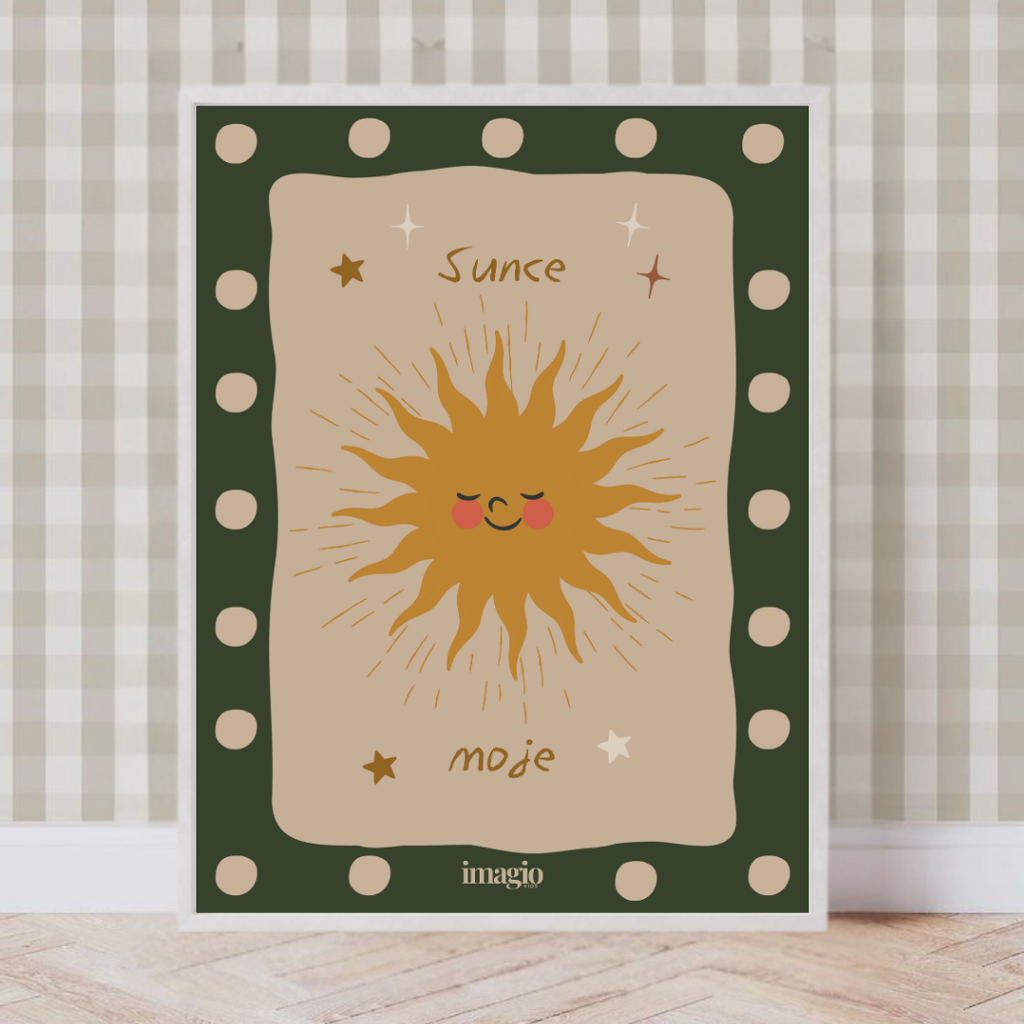 Deca & Bebe - Uramljena slika  "Sunce moje"