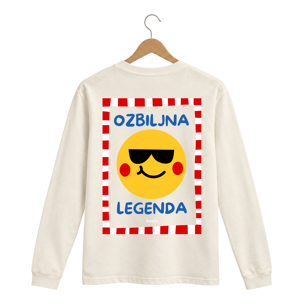 Majica dugih rukava - Bež - Ozbiljna legenda