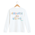 Majica dugih rukava - Bela - Rodjen da uživa