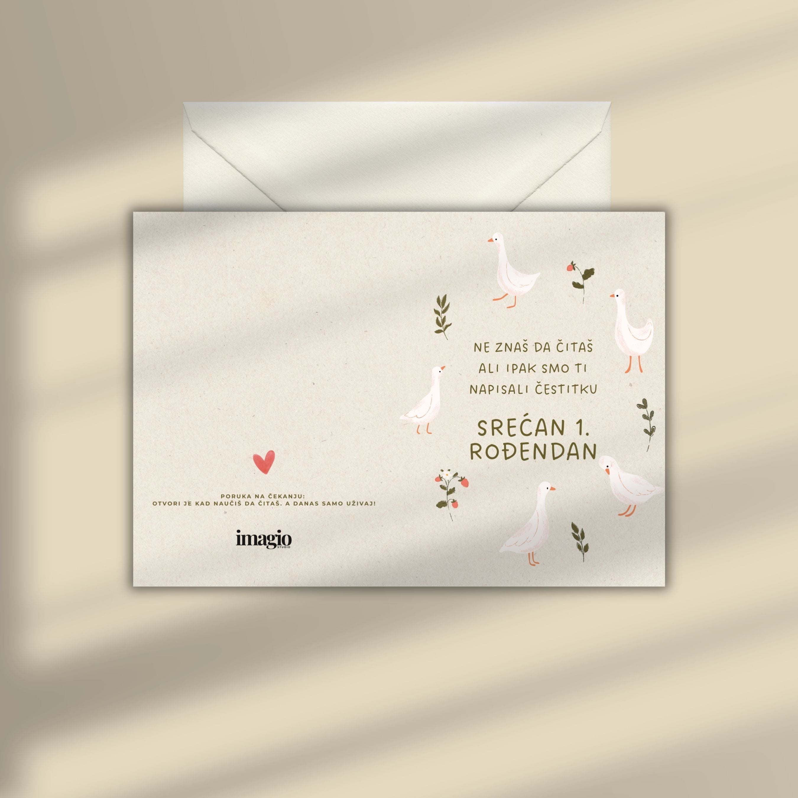 Čestitka - Prvi rodjendan