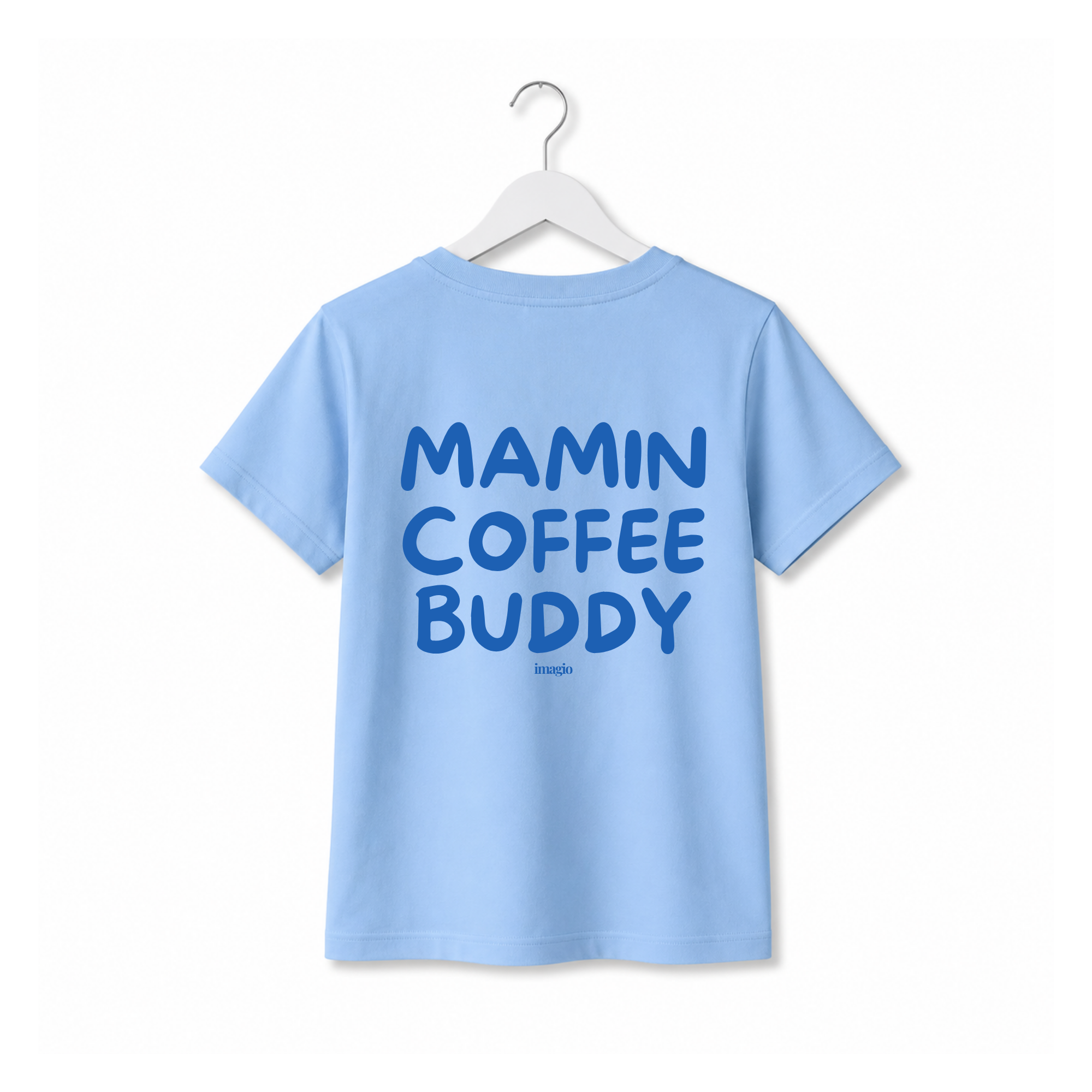 Majica - Mamin Coffee Buddy - Plava