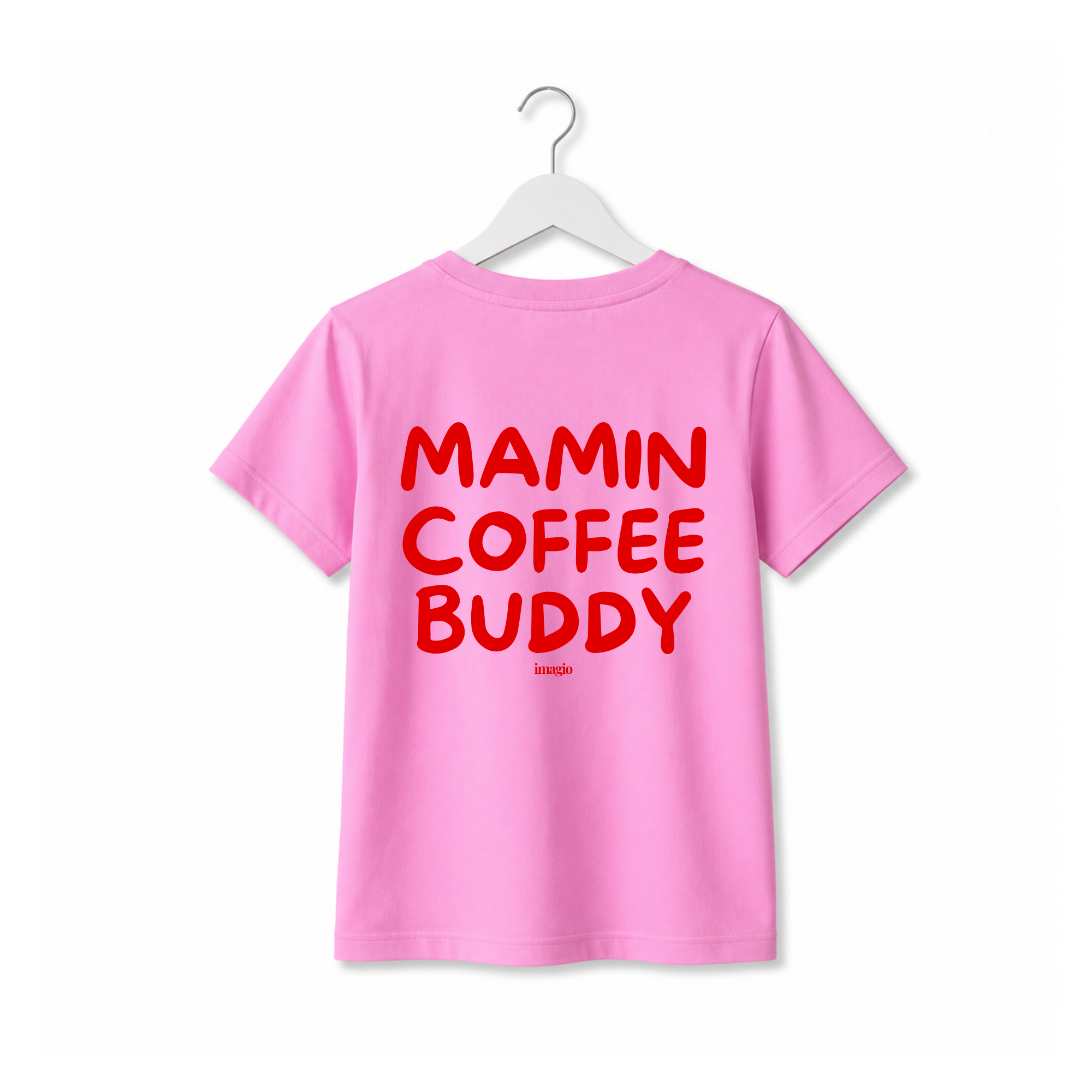 Majica - Mamin Coffee Buddy - Roze