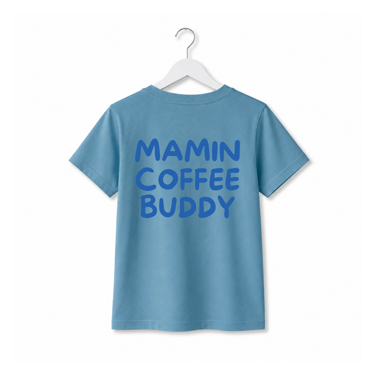Majica - Mamin Coffee Buddy - Plava