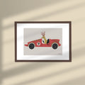 Slika 23x32cm - Jelen - Orah ram
